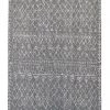 Miss Amara All Rugs Malaika Charcoal Tribal Pattern Flatweave Rug