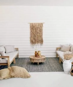 Miss Amara All Rugs Malaika Charcoal Tribal Pattern Flatweave Rug