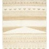 Miss Amara All Rugs Marilia White And Natural Jute Blend Tribal Print Rug