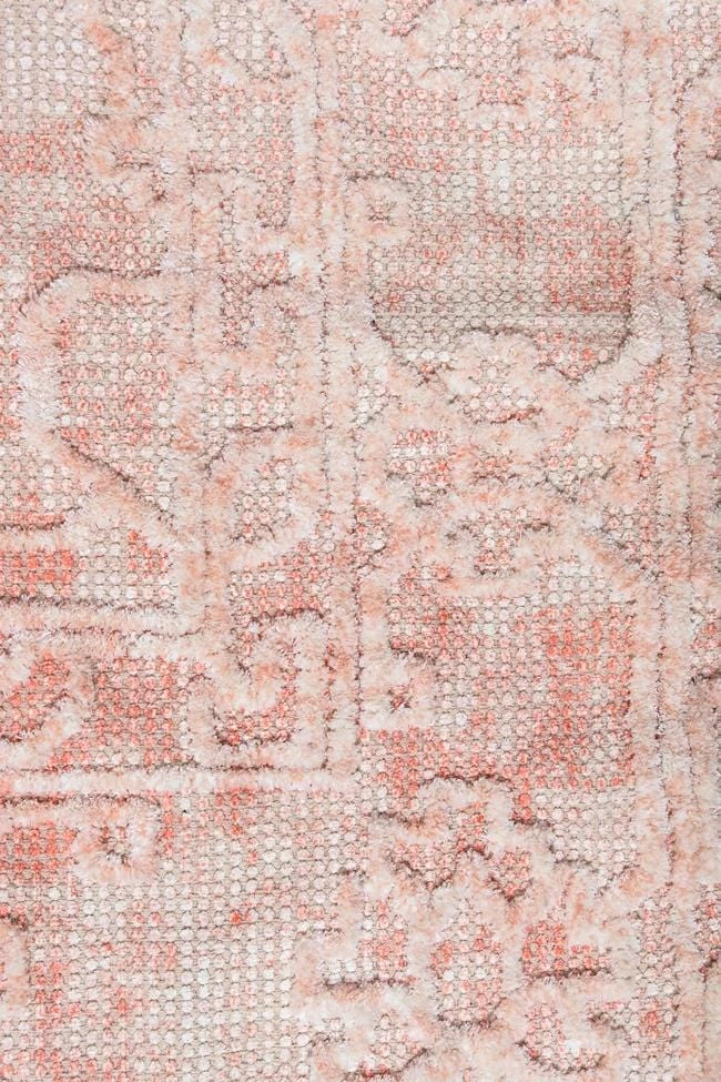 Miss Amara All Rugs Marloe Pink Peach And Beige Floral Distressed Rug