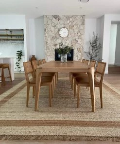 Miss Amara Marnie Natural And Bleached Bordered Jute Rug