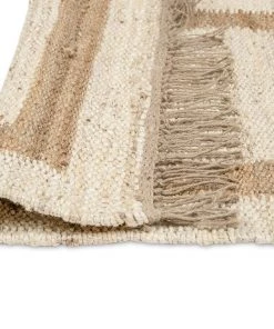 Miss Amara Marnie Natural And Bleached Bordered Jute Runner Rug All Rugs
