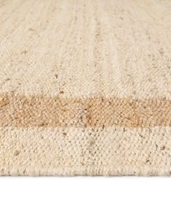 Miss Amara Marnie Natural And Bleached Bordered Jute Rug