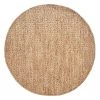 Miss Amara Massika Diamond Pattern Braided Round Jute Rug