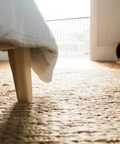 Miss Amara Massika Diamond Pattern Braided Round Jute Rug