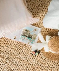 Miss Amara Massika Diamond Pattern Braided Round Jute Rug