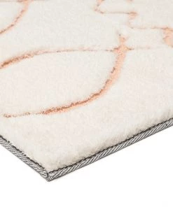 Miss Amara All Rugs Matilda Cream And Peach Tribal Shag Rug