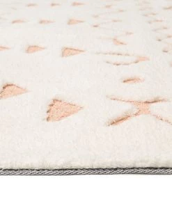 Miss Amara All Rugs Matilda Cream And Peach Tribal Shag Rug