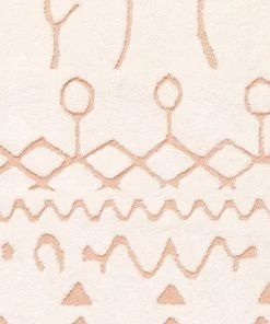 Miss Amara All Rugs Matilda Cream And Peach Tribal Shag Rug