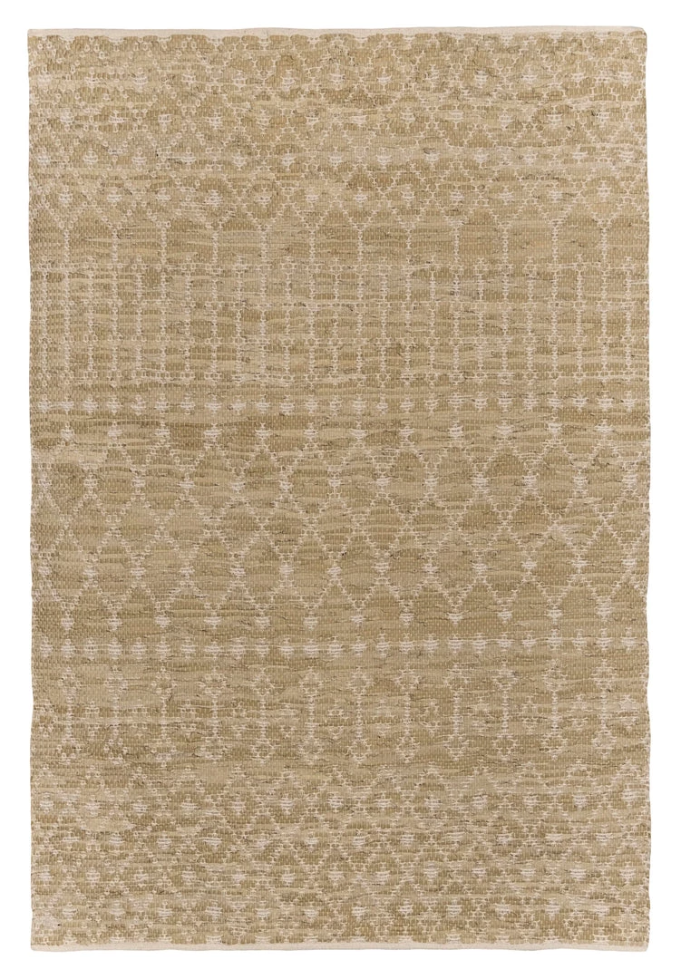 Miss Amara Mavis Tan Beige Tribal Rug All Rugs