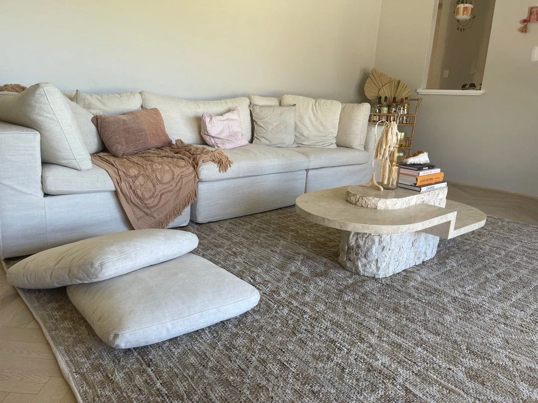 Miss Amara Mavis Tan Beige Tribal Rug All Rugs