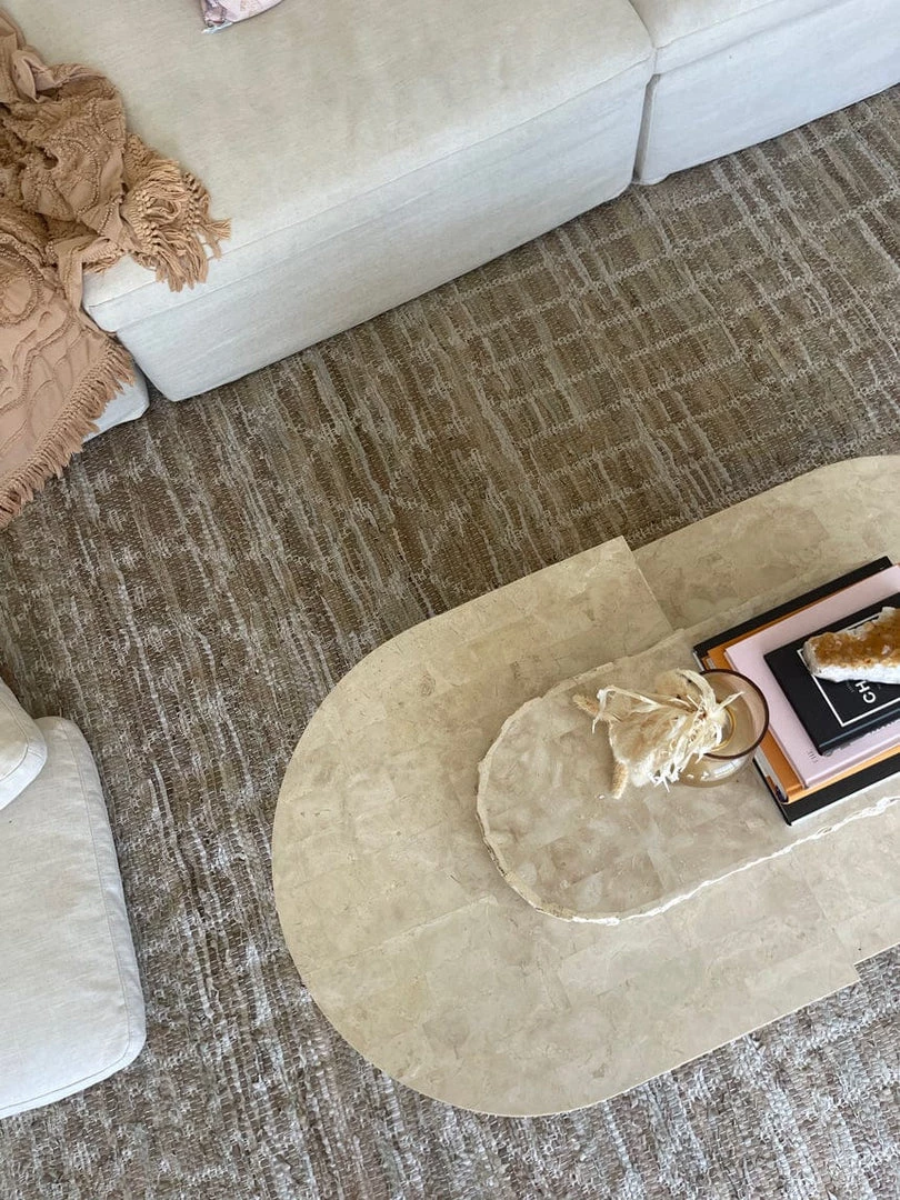 Miss Amara Mavis Tan Beige Tribal Rug All Rugs