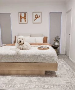 Miss Amara Maxime Grey And Ivory Distressed Floral Rug All Rugs