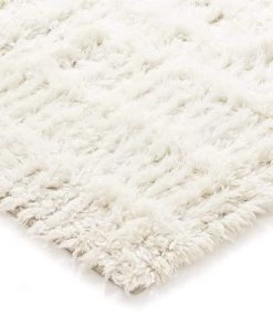 Miss Amara Maya Geometric Pattern Berber Wool Shag Rug All Rugs