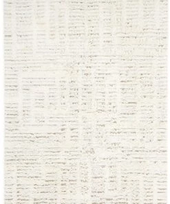 Miss Amara Maya Geometric Pattern Berber Wool Shag Rug All Rugs