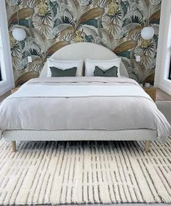 Miss Amara Maya Geometric Pattern Berber Wool Shag Rug All Rugs