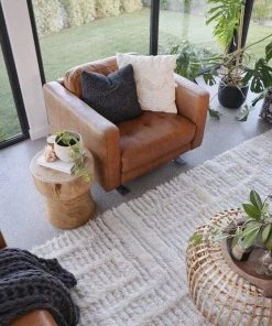 Miss Amara Maya Geometric Pattern Berber Wool Shag Rug All Rugs