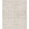 Miss Amara Melia Grey And Ivory Tribal Textured Runner Rug