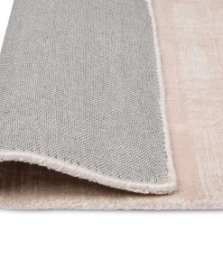 Miss Amara Melinda Blush Peach Geometric Viscose Rug