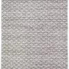 Miss Amara Mia Grey Leaflets Wool Blend Rug All Rugs