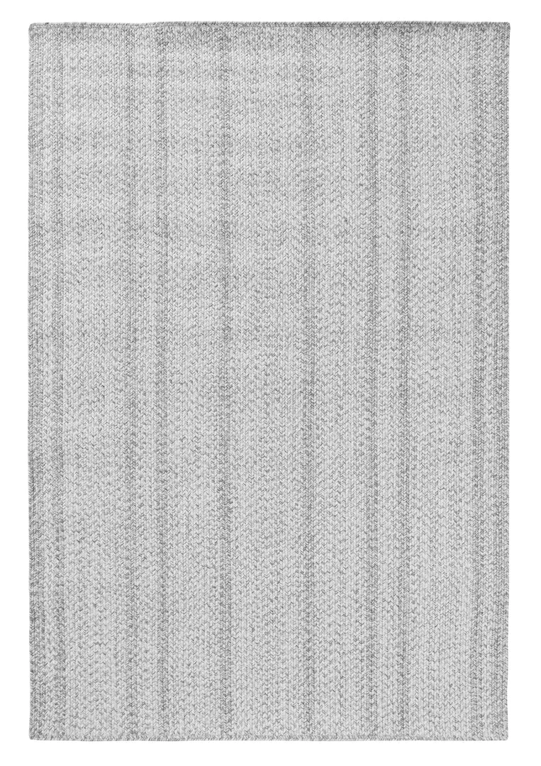 Miss Amara All Rugs Mika Grey Braided Flatweave Indoor Outdoor Rug