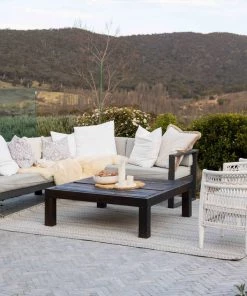 Miss Amara All Rugs Mika Grey Braided Flatweave Indoor Outdoor Rug