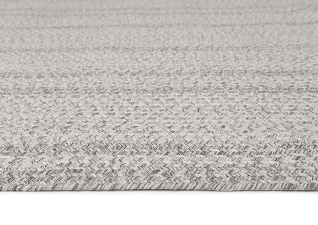 Miss Amara All Rugs Mika Grey Braided Flatweave Indoor Outdoor Rug