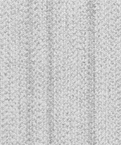 Miss Amara All Rugs Mika Grey Braided Flatweave Indoor Outdoor Rug