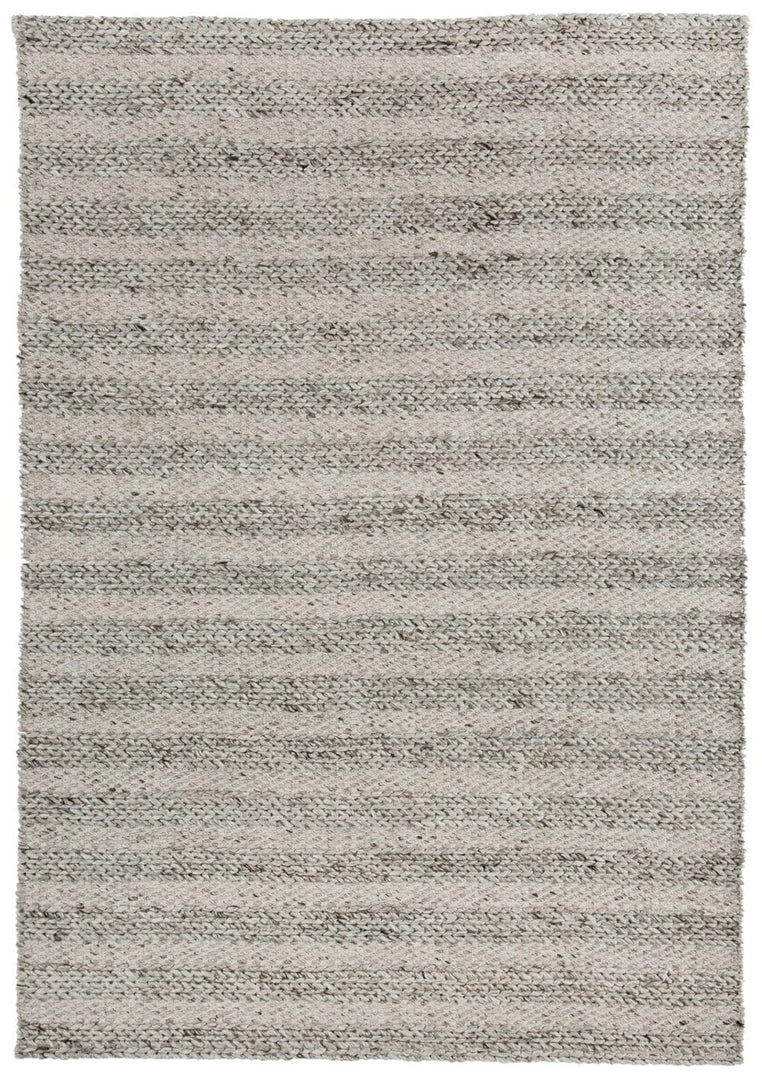 Miss Amara Mila Marbled Grey Braided Rug