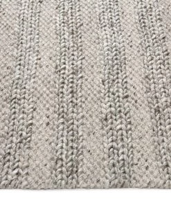 Miss Amara Mila Marbled Grey Braided Rug