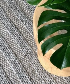 Miss Amara Mila Marbled Grey Braided Rug