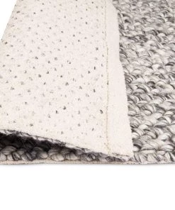 Miss Amara All Rugs Millicent Dark Grey And Ivory Marble Looped Rug