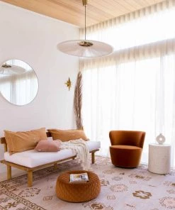 Miss Amara Mimi Peach And Beige Tribal Rug All Rugs