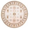 Miss Amara Mimi Peach And Beige Tribal Round Rug