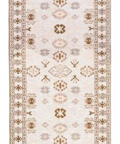 Miss Amara Mimi Peach And Beige Tribal Runner Rug All Rugs