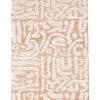 Miss Amara Miranda Peach And Cream Transitional Tribal Runner Rug
