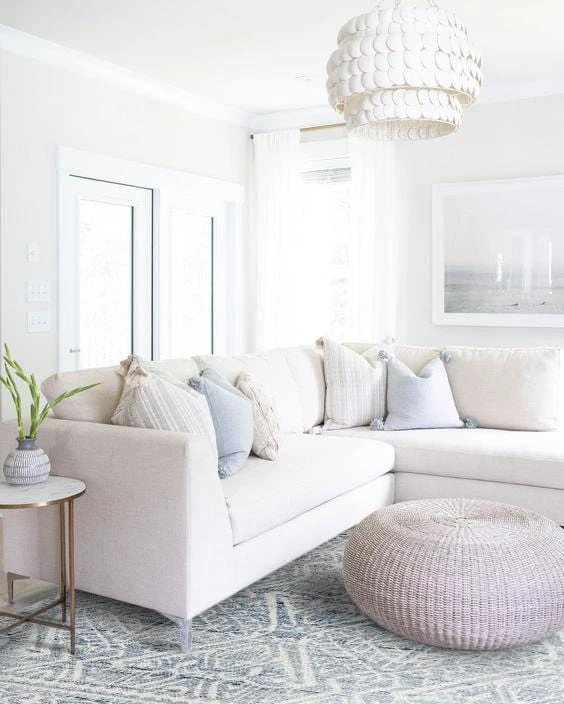 Miss Amara Miray Blue And Ivory Transitional Tribal Rug