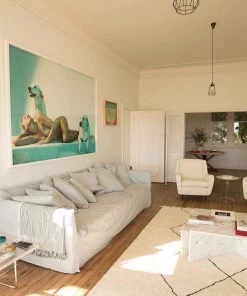 Miss Amara Misha Tribal Pattern Berber Wool Shag Rug All Rugs