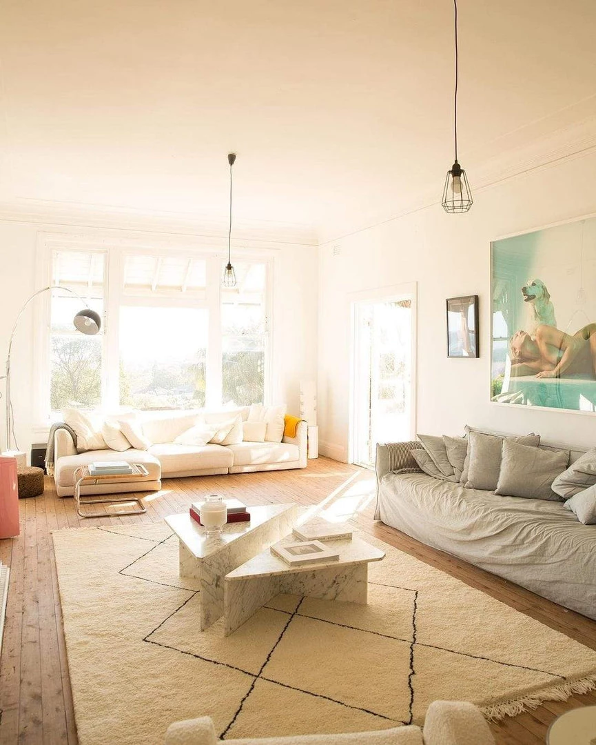 Miss Amara Misha Tribal Pattern Berber Wool Shag Rug All Rugs