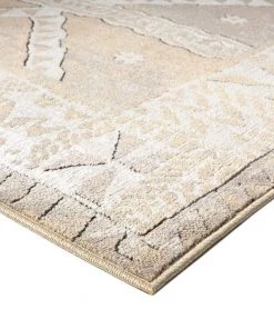 Miss Amara All Rugs Moema Beige And Grey Transitional Tribal Rug