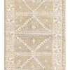 Miss Amara Moema Beige And Grey Transitional Tribal Runner Rug