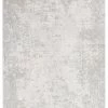 Miss Amara Montana Grey And Ivory Distressed Floral Rug