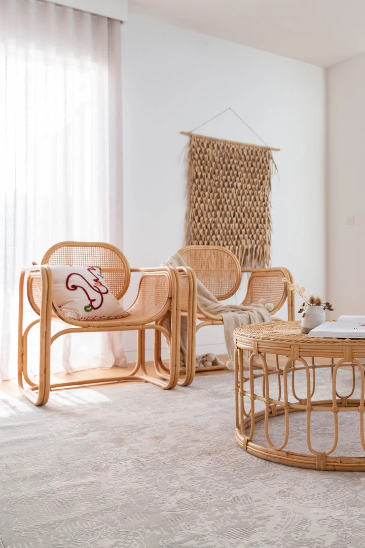 Miss Amara Montana Grey And Ivory Distressed Floral Rug