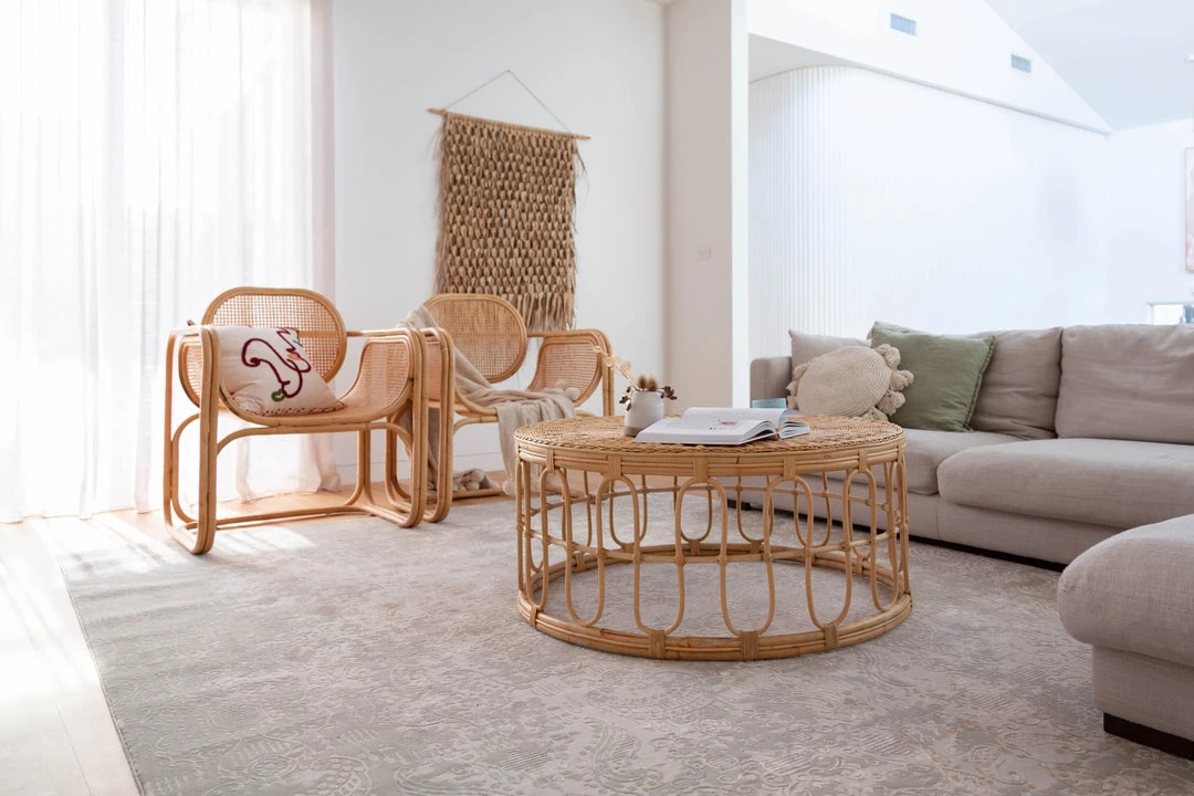 Miss Amara Montana Grey And Ivory Distressed Floral Rug