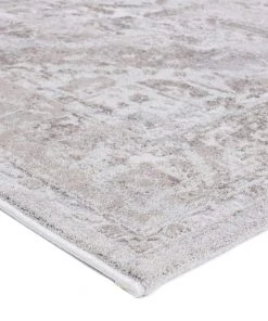 Miss Amara Morgan Beige And Brown Transitional Distressed Medallion Rug