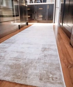 Miss Amara Morgan Beige And Brown Transitional Distressed Medallion Runner Rug All Rugs