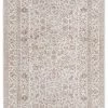 Miss Amara Moselle Beige And Brown Floral Distressed Rug