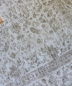 Miss Amara Moselle Beige And Brown Floral Distressed Rug