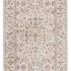 Miss Amara Moselle Beige And Brown Floral Distressed Runner Rug All Rugs