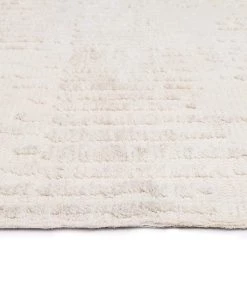 Miss Amara Nahba Ivory And Cream Textured Tribal Rug